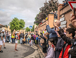 Un public enthousiaste à l'Isle Jourdain - Agrandir l'image (fenêtre modale)