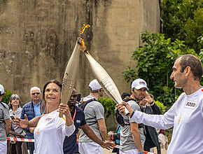 Ils étaient 162 porteurs de la flamme olympique dans le Gers - Agrandir l'image (fenêtre modale)